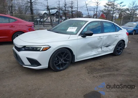 2023 Honda Civic Sport z USA, uszkodzony, nr VIN 2HGFE2F50PH536836